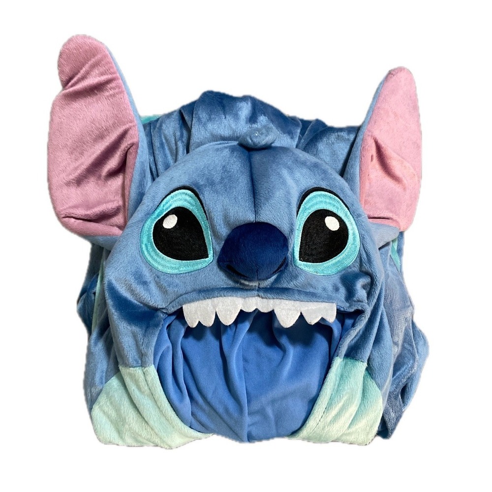 Disney Stitch Hooded One Piece Full Zip Pajama Costume Unisex PJ Size‎ S/M - Picture 3 of 6